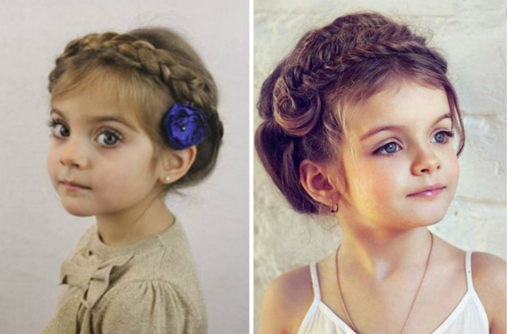 Kız çocukları için örgü saç modelleri